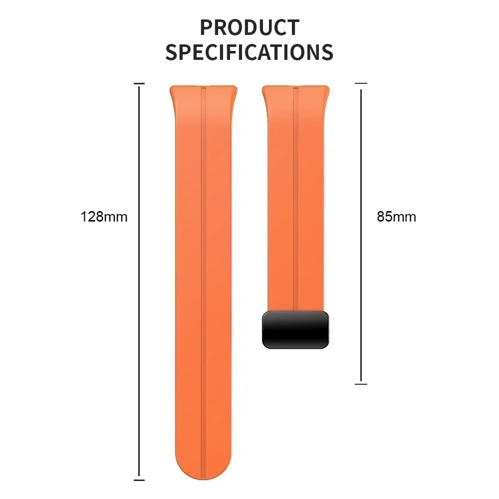 Silicone Strap For Samsung Galaxy Fit 3 Magnetic Buckle Sports Wristband Samsung Galaxy Fit3 No Gaps Bracelet Band Accessories image 4