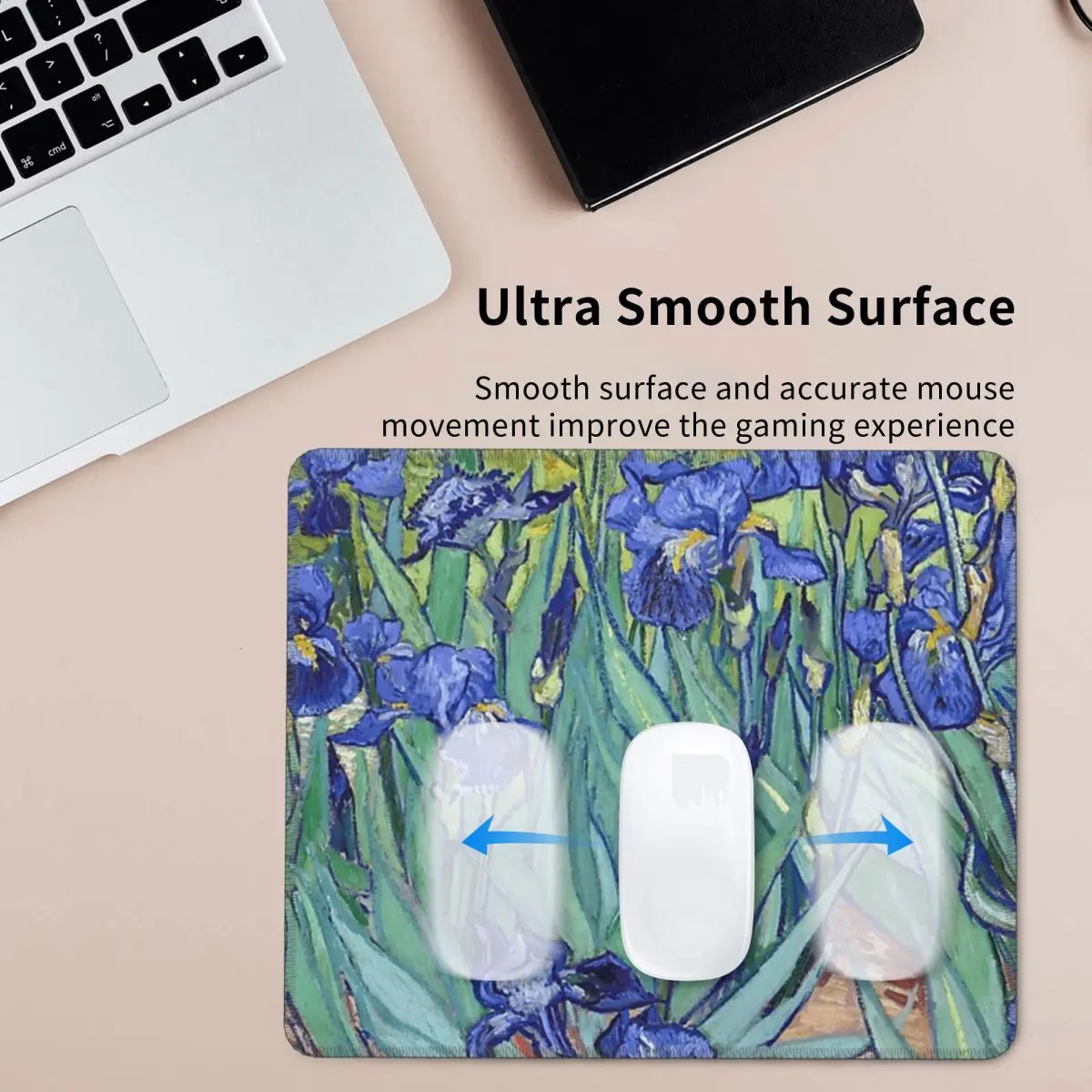 

Винсент Ван Гог Ирисы Арт Цветы Коврик для мыши Компьютерная клавиатура Коврик для мыши Геймер Коврик для ноутбука Офисные аксессуары Коврики для стола