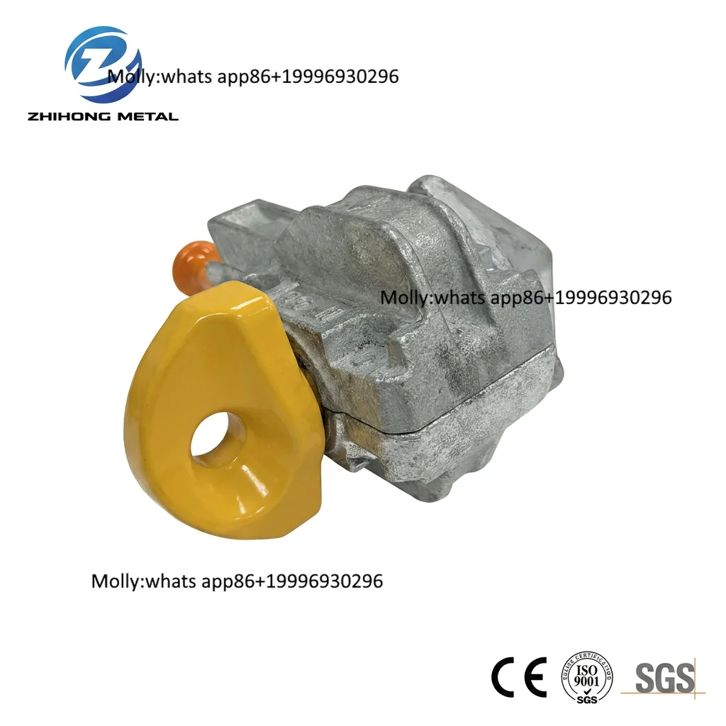 

Heavy Duty Semi-automatic Twist Lock for Container Securing High Tensile Forged Steel Hot Dip Galvanized | SWL250 KN Certified