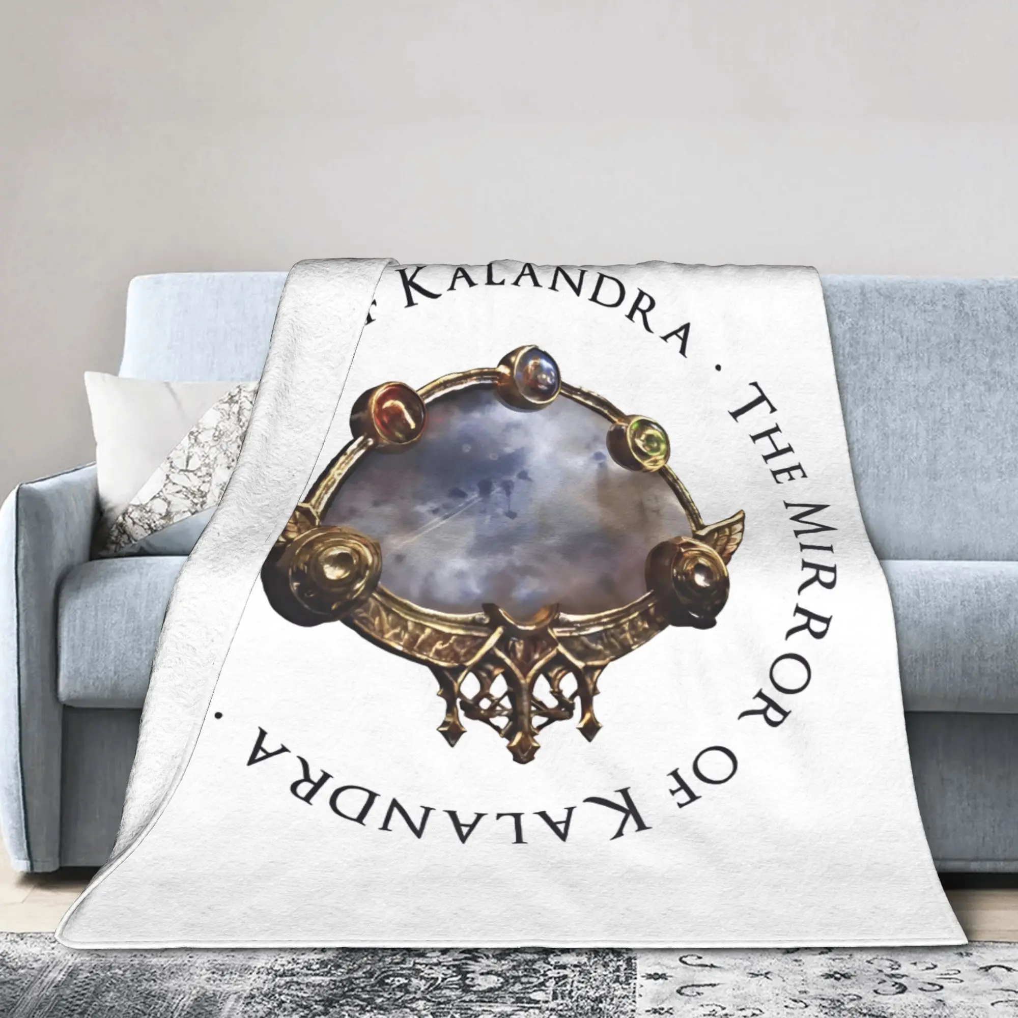 Paths Exile Mirror of Kalandra Fantasy Blanket Flannel Winter RPG Gamer Multifunction Soft Bedding Throw Blanket Bedspreads