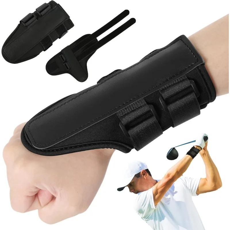 Golf Swing Aids Pro Power Band Wrist Brace Smooth and Connect-Easy Correct Training Swing Gesture Alignment Practice Tool..