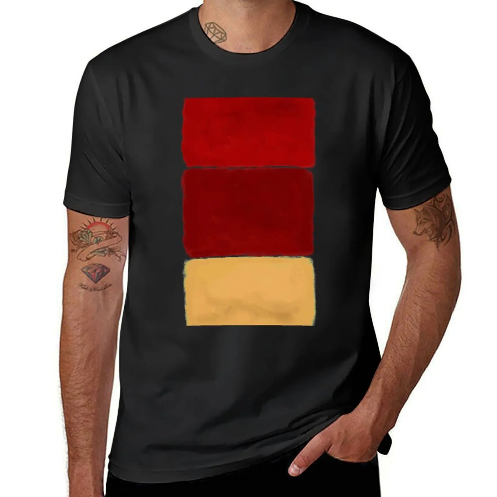 Rothko Inspired #28 T-Shirt summer tops Aesthetic clothing cute tops T-shirt men