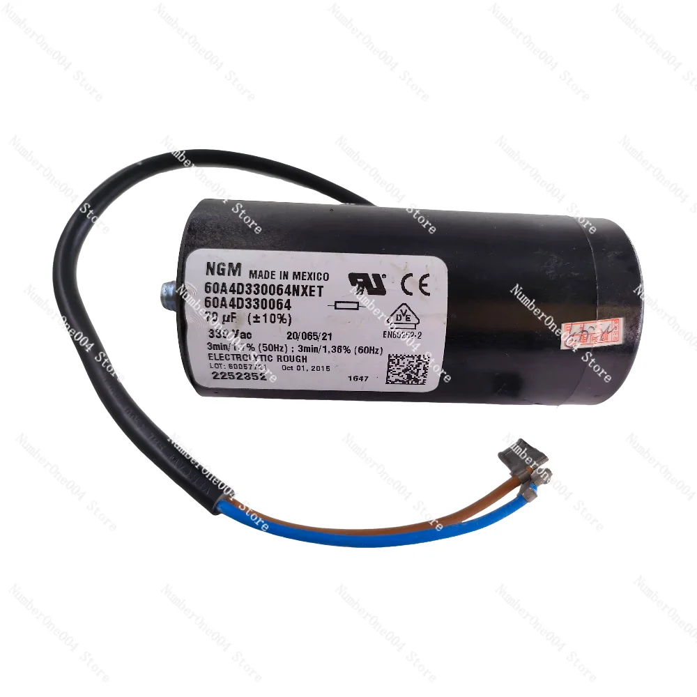 

For Refrigerator Compressor Starting Capacitor 70uf330vac Capacitor NGM 60A4D330064NXET 60A2S220088EYEB