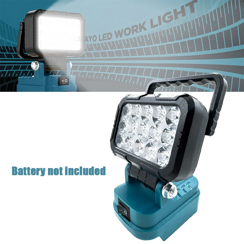 

For Makita 18V Li-ion Battery，Accessory BL1830 BL1430 LED Work Lamp Light Torch Flashlight Lantern Camping Emergency Lighting