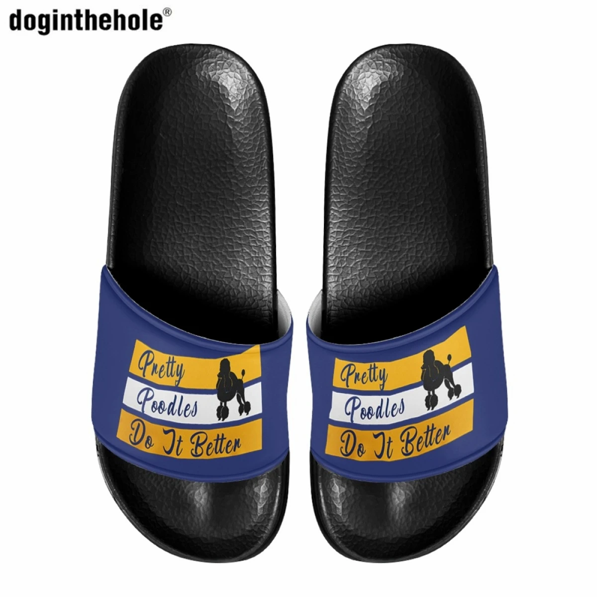 Doginthehole Sigma Gamma Rho Sorority Summer New Women's Slippers Men's Home Non-slip Bathroom Slippers Light EVA Beach Sandals