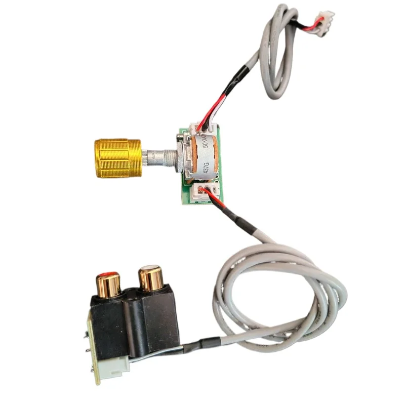 For 50K Type 16, Duplex Potentiometer, Volume Potentiometer, Volume Controller + Gold Plated RCA