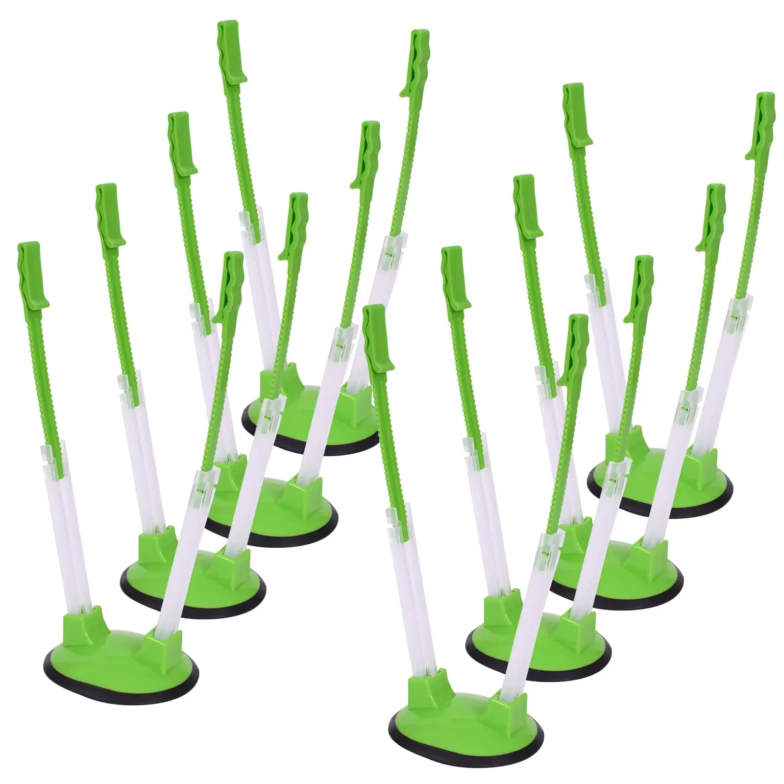 Baggy Rack, Clip für Lebensmittel-Aufbewahrungsbeutel, für Lebensmittelzubereitungsbeutel/Plastik-Gefrierbeutel/Ziploc-Beutelhalter, Ständer für Mahlzeitenplanung/Zubereitungsbeutelhalter