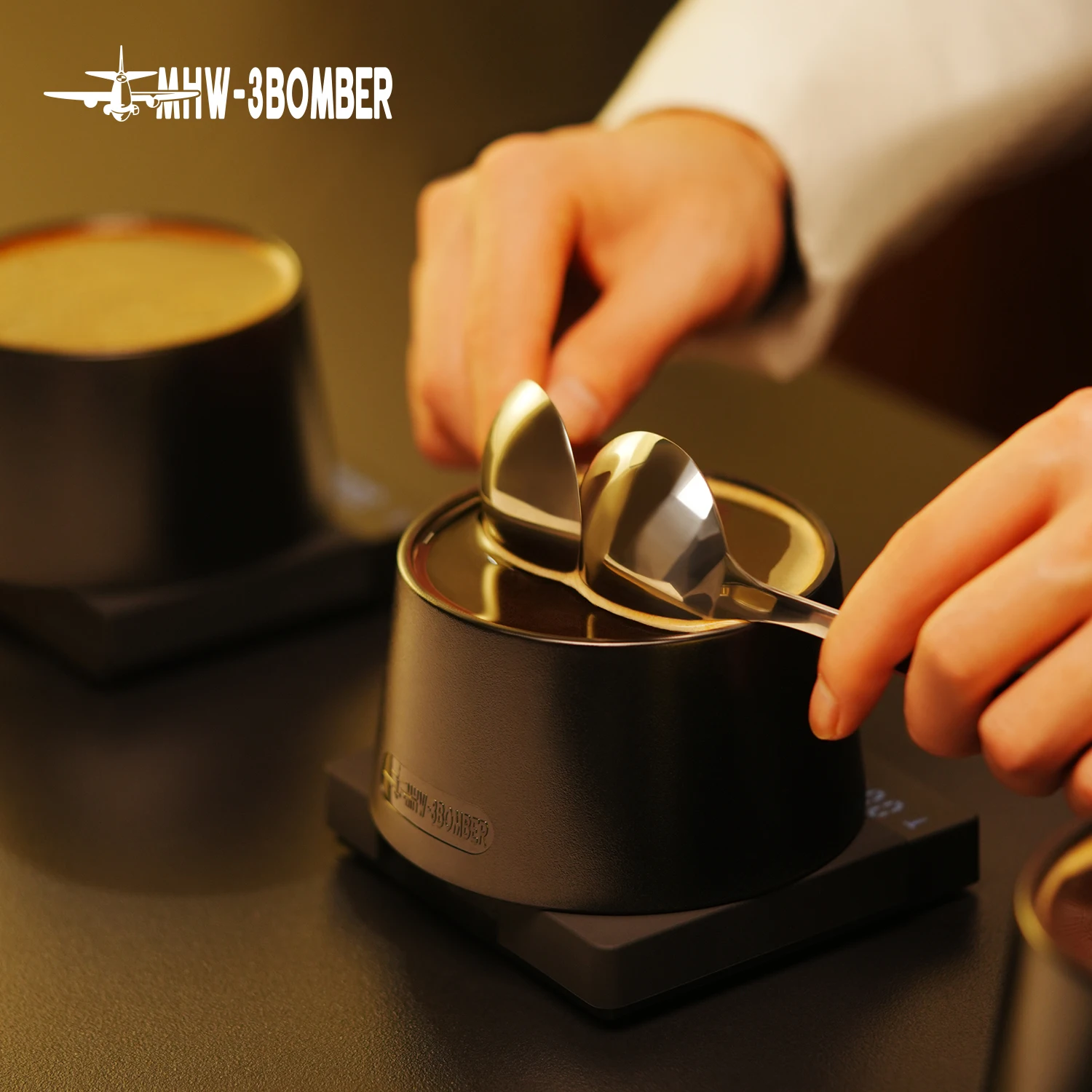 MHW-3BOMBER Coffee Cupping Bowl 220ml PC Polycarbonate Professional Coffee Tasting Cup Barista Coffee Evaluation Cup For Barista