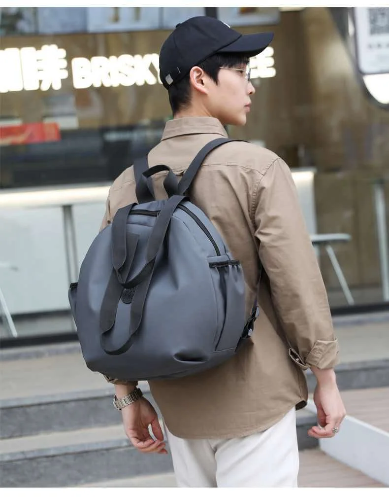 Trendy and fashionable large capacity bag for men and women, casual travel shoulder bag, outdoor shopping and commuting bag
