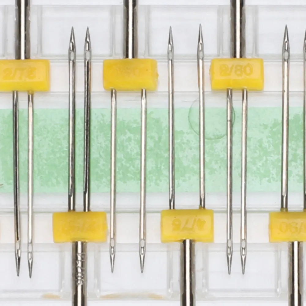 

Plastic Twin Needles Universal Professional Double Needles Metal Presser Foot Household Sewing Machine