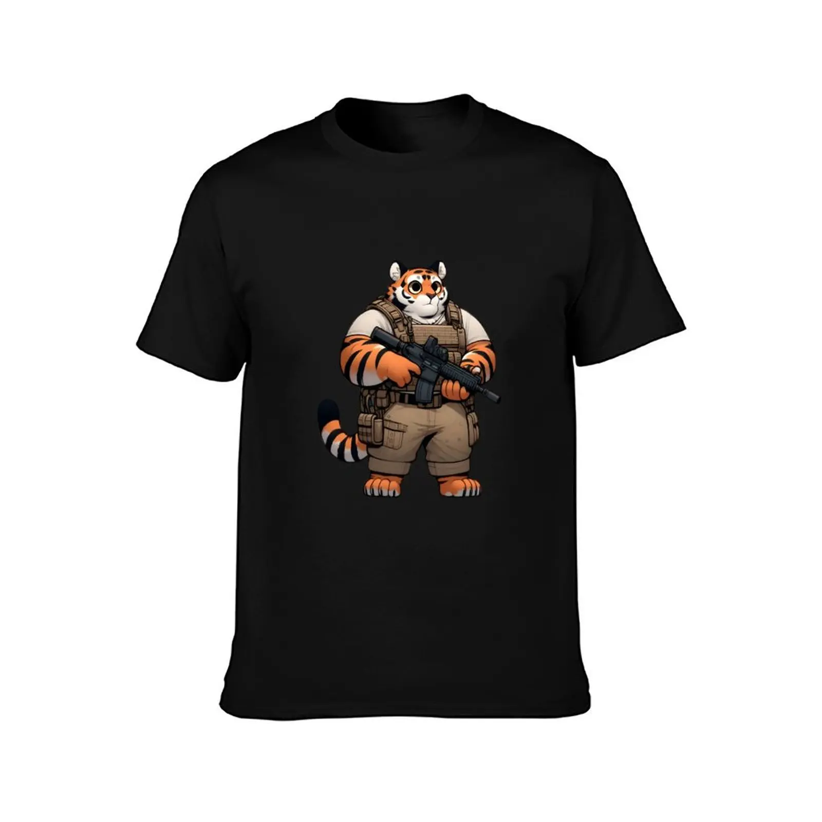 Tactical Tiger T-Shirt Work Utility Casual Tee Shirt T-Shirt