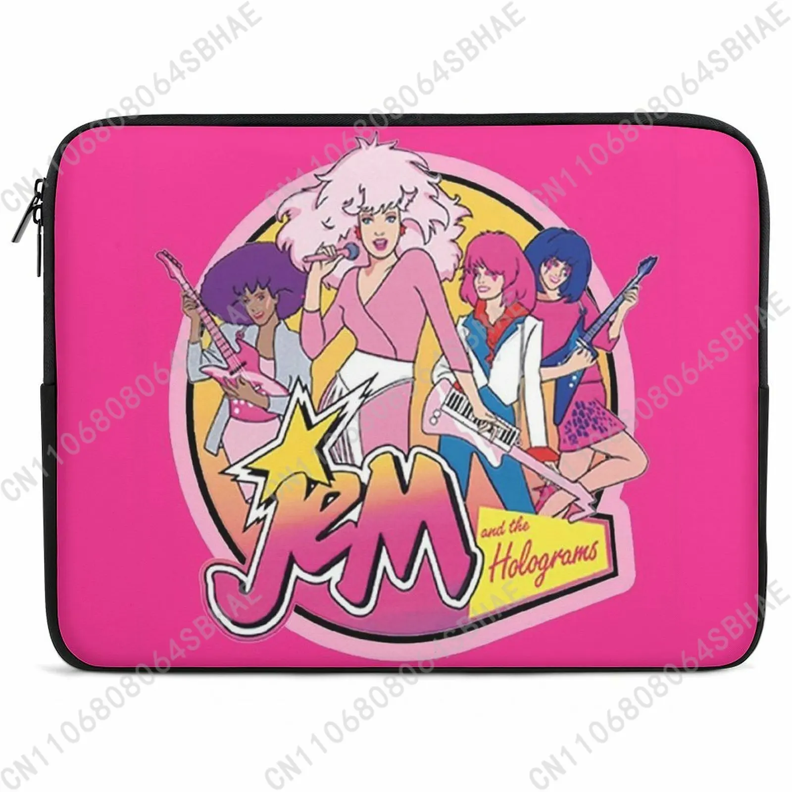 

Jem And The Holograms No Handle Laptop Case Suitable Multiinch Inch Slim Personalized Pattern Neoprene Bag School Students