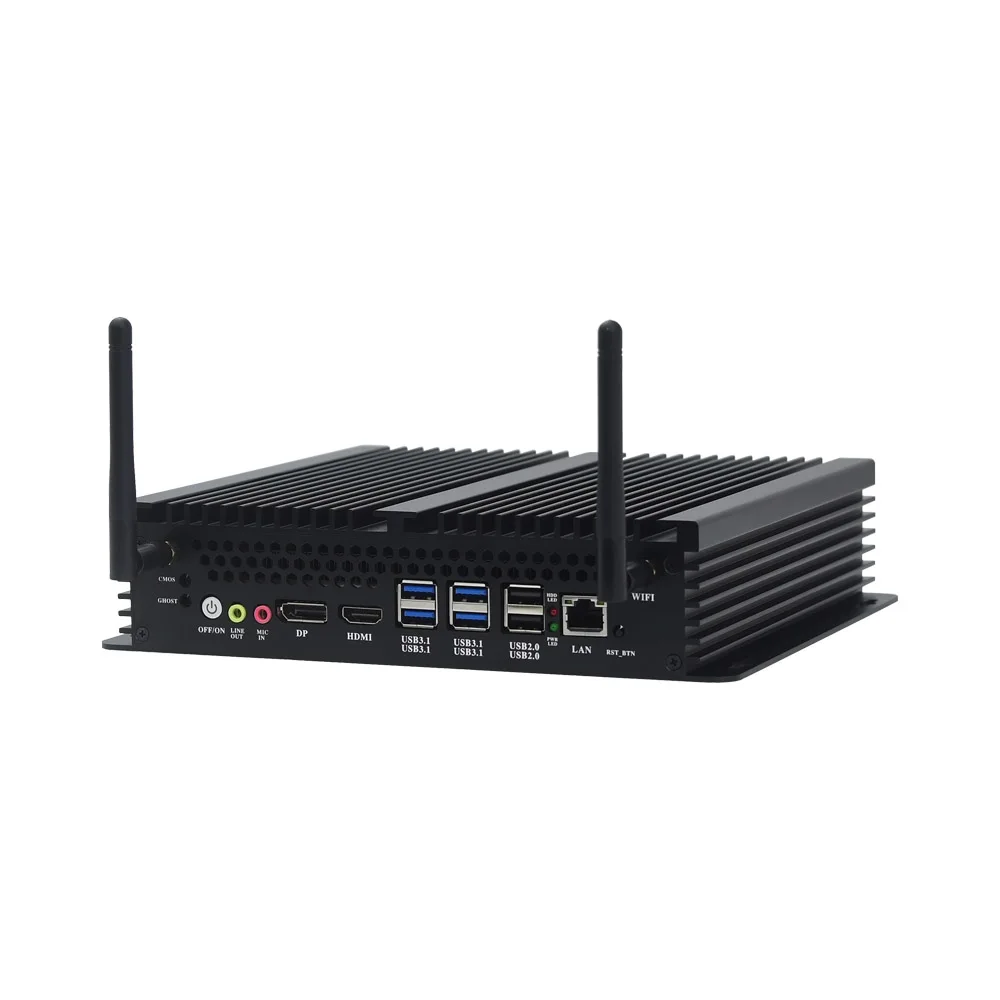 Industrial Thin Client Computer   4K All in One PC Win/linux Mini Pc Core I5 5200u Vga Wifi Gigabit Ethernet Office Computer