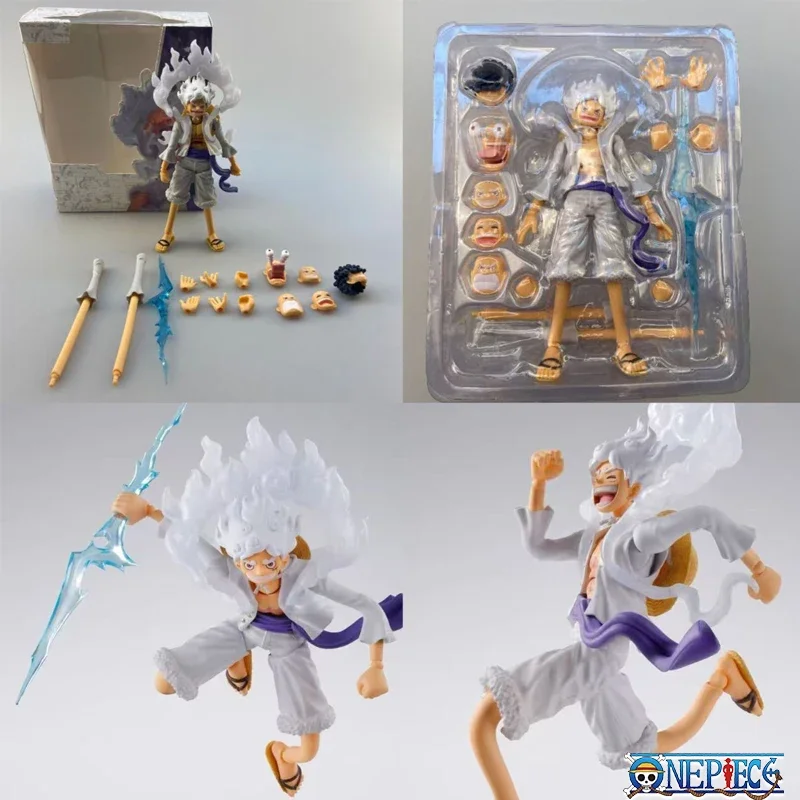 

One Piece Luffy Anime Figure Gear Fifth Sun God Nika Luffy Action Figurine PVC Model Collection Decoration Birthday Toys Gifts