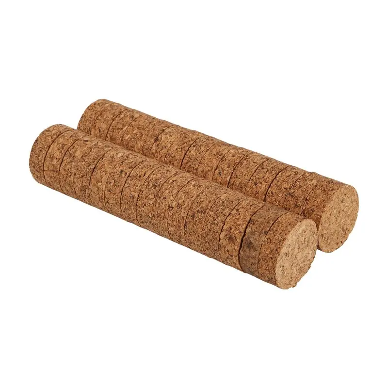 Effect Indoor Outdoor Plant Pot Mat Risers- 30 Pcs Non-Slip Solid Corkwood Planter Pot Lifters For Plants Flowers