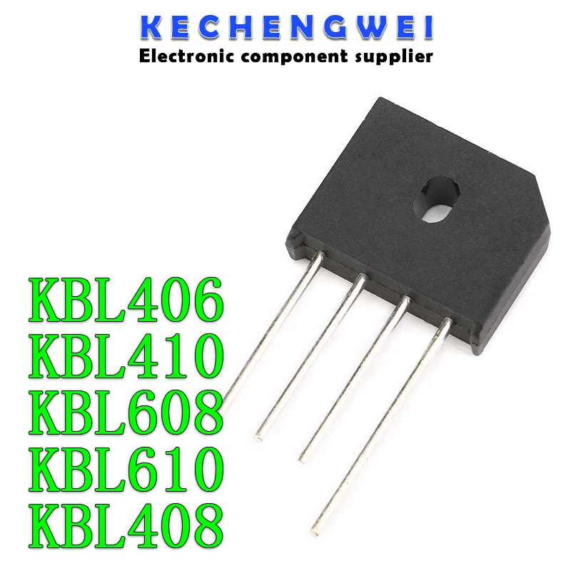 5PCS KBL410 KBL-410 4A 1000V Single Phases Diode bridge rectifier KBL406 KBL610 KBL608 KBL408