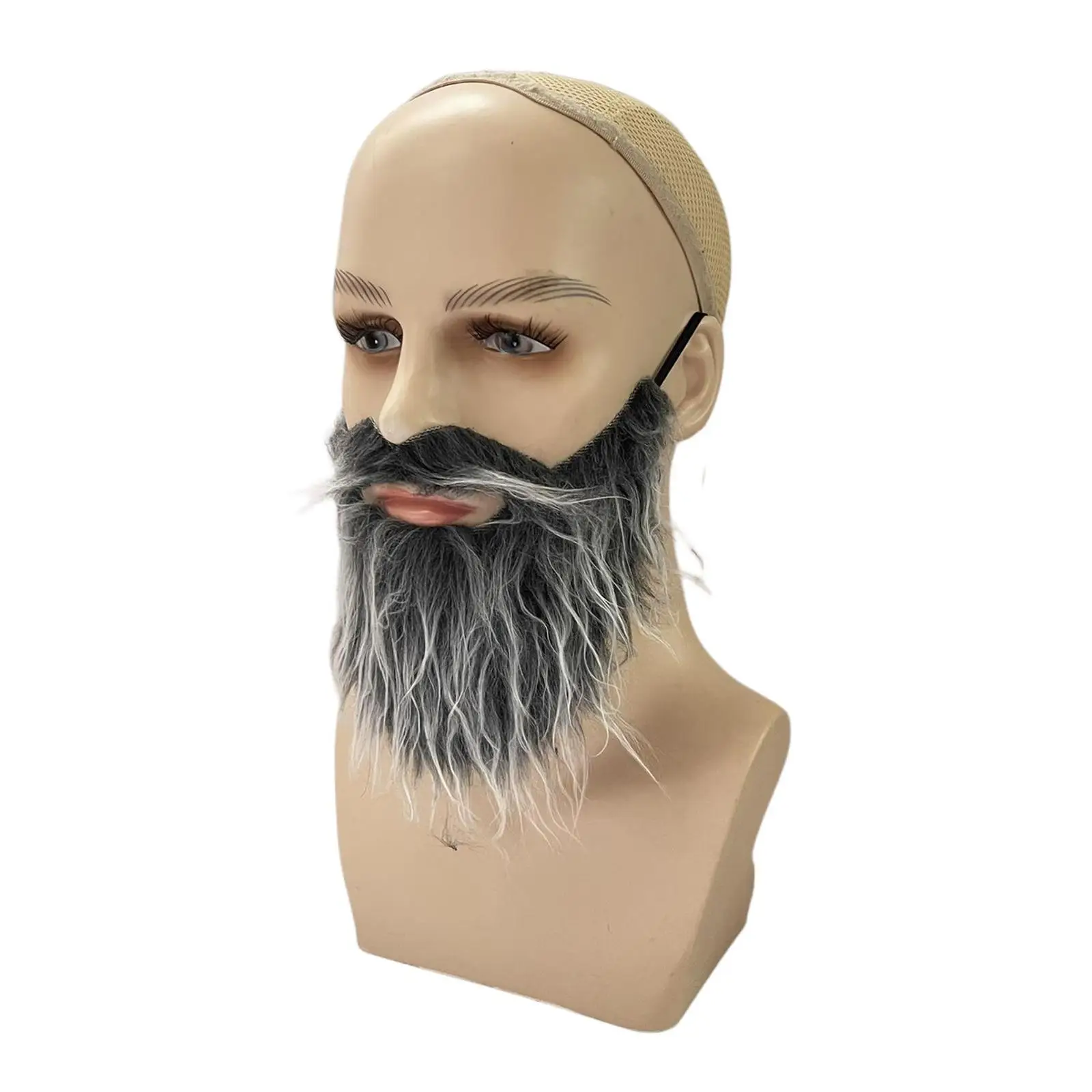 Fake Beard Realistic Fancy Dress for Men Fake Mustache for Party Favors Supplies Carnival Masquerade Stage Performance Holiday