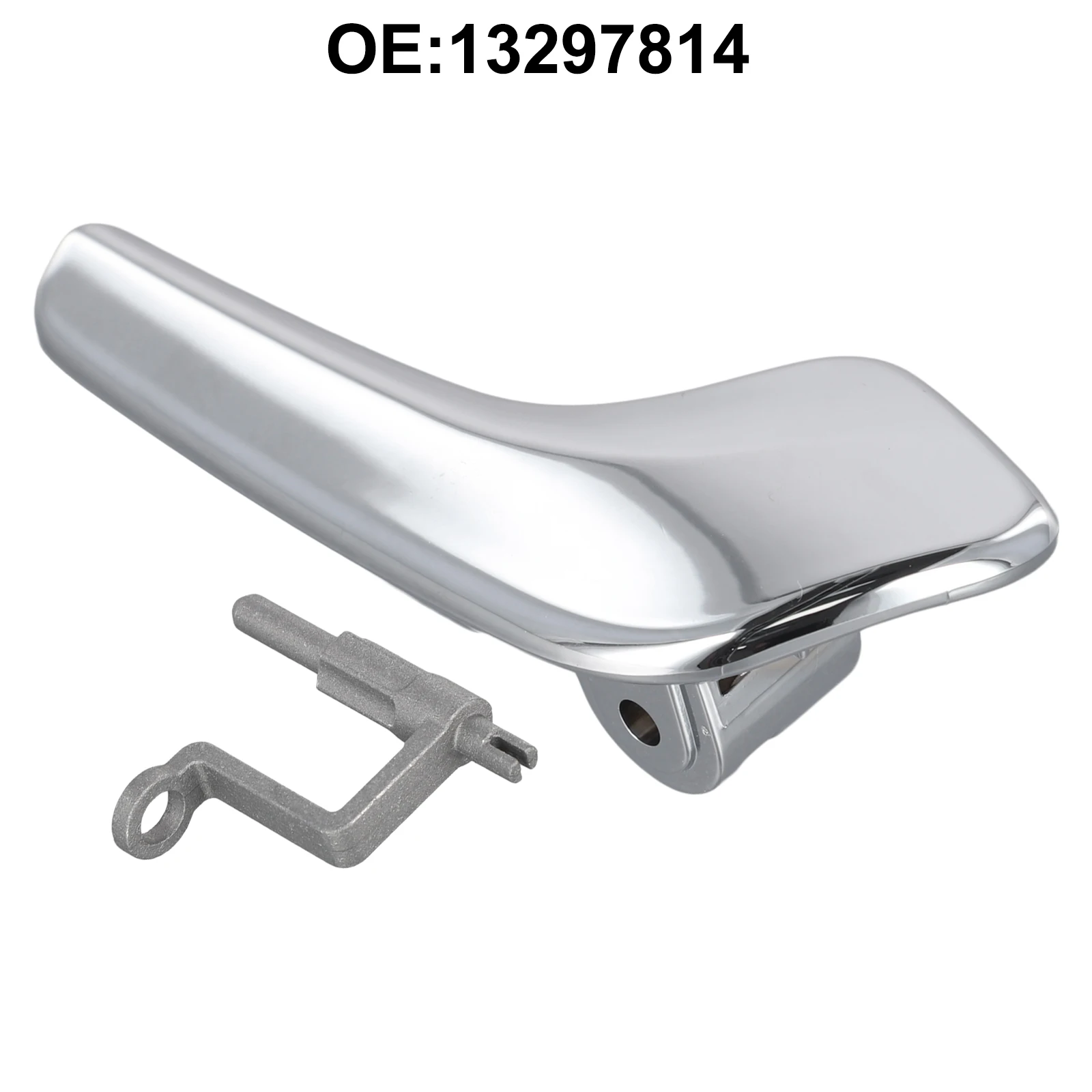 Front Rear Right Handle Chrome Interior Door Handle As Shown In The Figure Hassle-Free Installation High-Quality Material