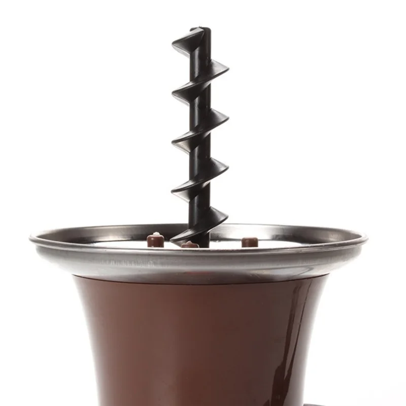 

CKFAM-Chocolate Fountain Hot Pot Mini Waterfall Hot Pot Machine Wedding Home Mini DIY Melting Chocolate Machine EU Plug