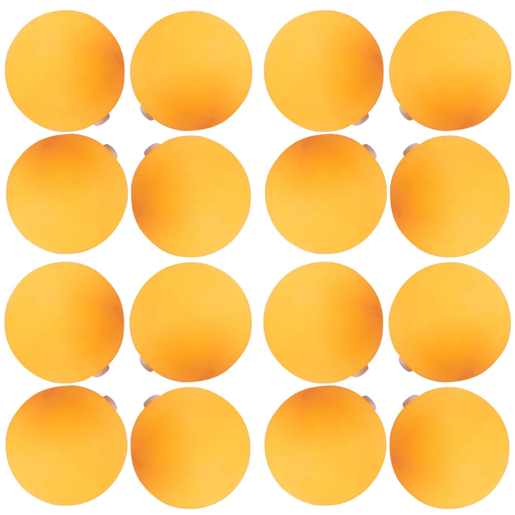 100 Pcs 27mm Yellow Hole Pong Trainer Balls Elastic Soft ABS Plastic Perforated Practice Machine Table Tennis Bulk