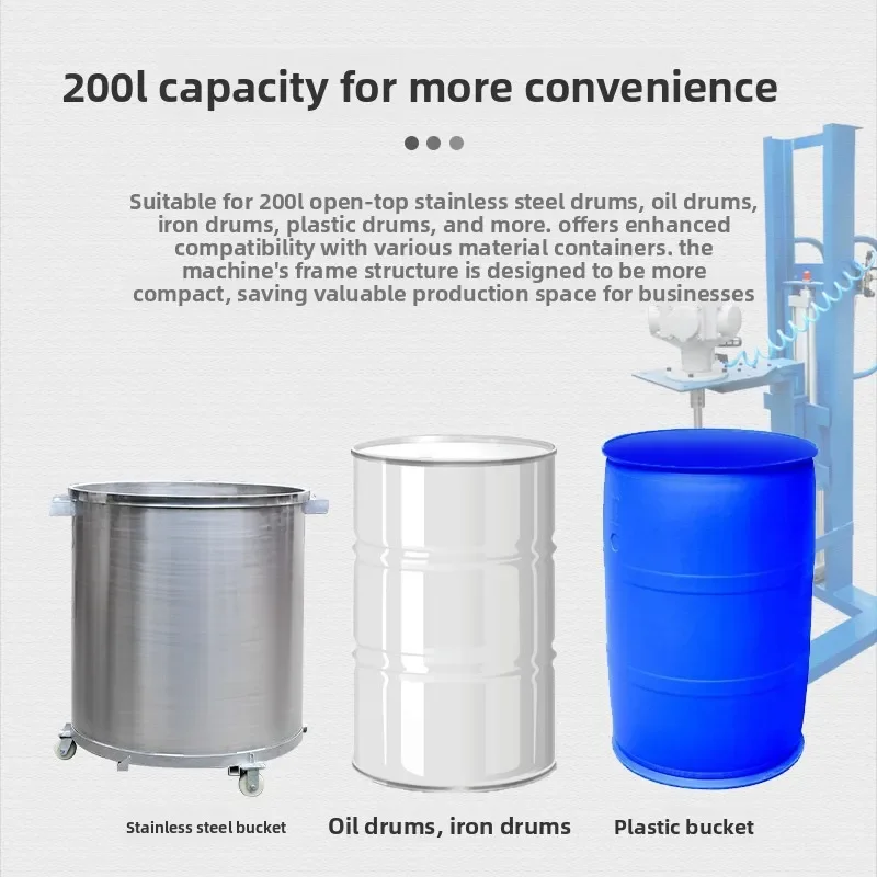 CZX 200L high-speed explosion-proof oil iron drum plastic drum special pneumatic agitator equipment disperser chemical industry