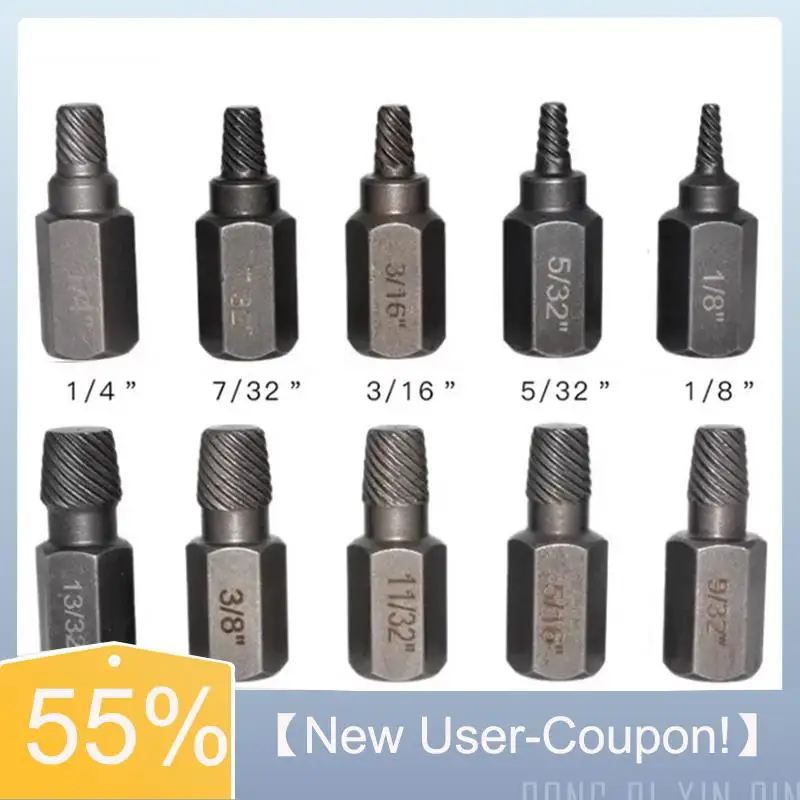 

【Fast Delivery】Effective Hex Screw Extractor Set 25 Piece Bolt Remover Kit For Quick And Easy Removal Of Stripped And Damaged Sc