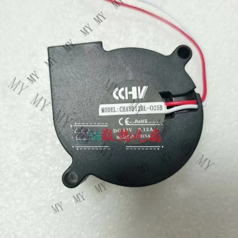 

TT 1 PCS for CCHV Fan CHA5012RL-O25B 5025 5cm DC12V 0.12A turbine centrifugal blower