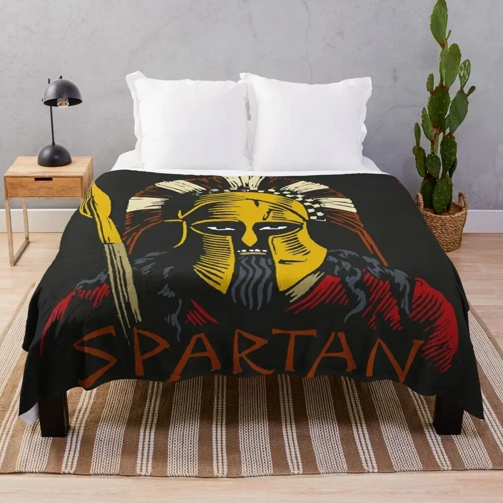 Spartan Throw Blanket Tourist Quilt Giant Sofa Kid'S Blankets