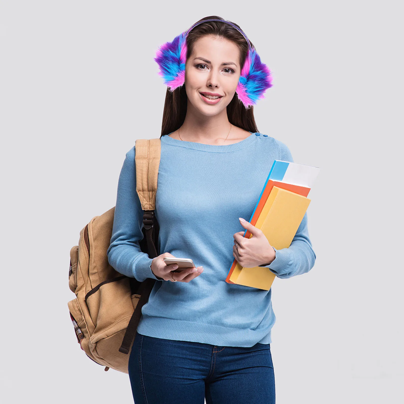 1 قطعة يفشل لينة مريحة الشتاء حماية حساسة غطاء للأذن للطقس البارد لطيف قبعات الأذن يندبروف غطاء للأذنين #1