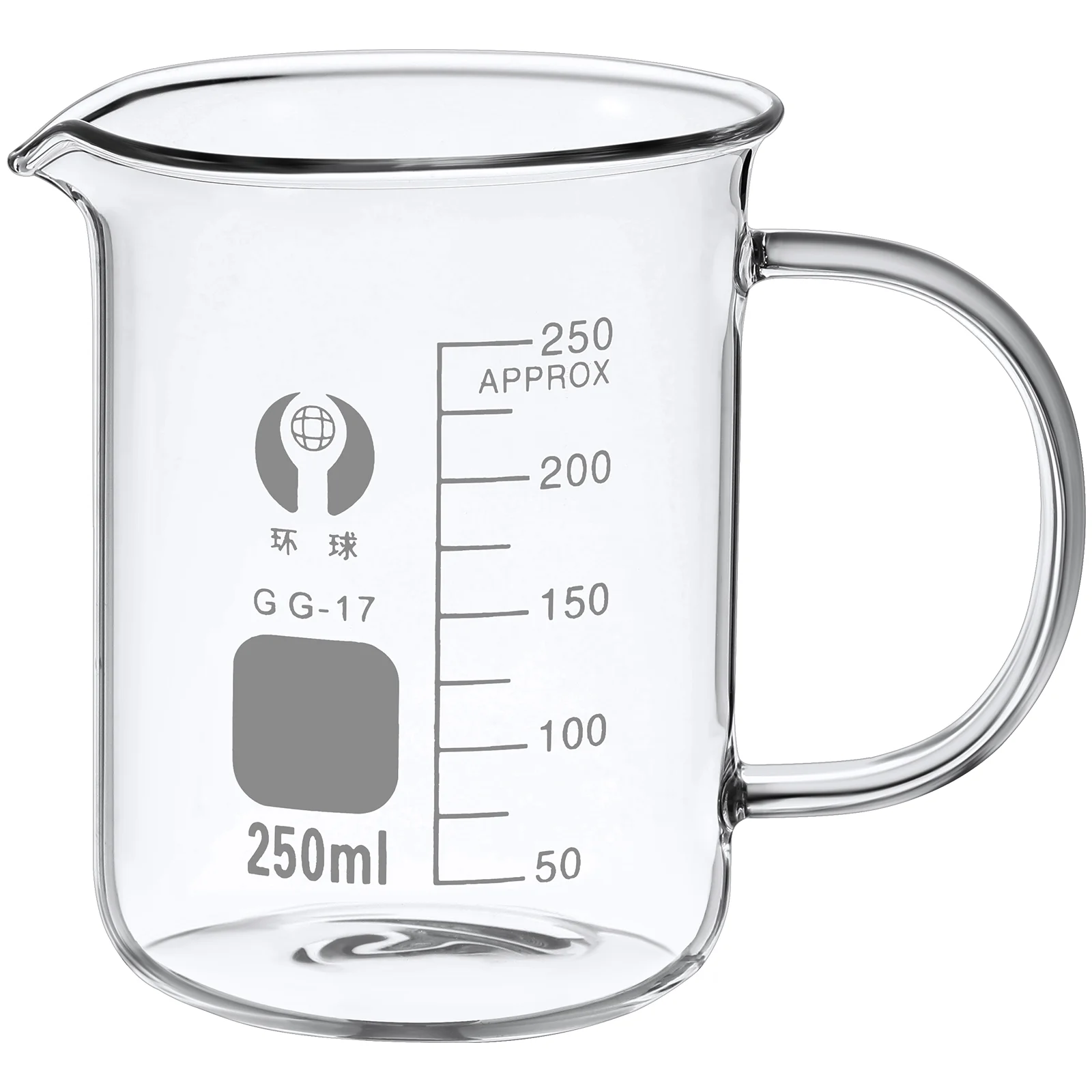 Beaker with Handle Micro Cord Screen Coffee Mug Lid Science Teacher Gifts Chemistry Scale