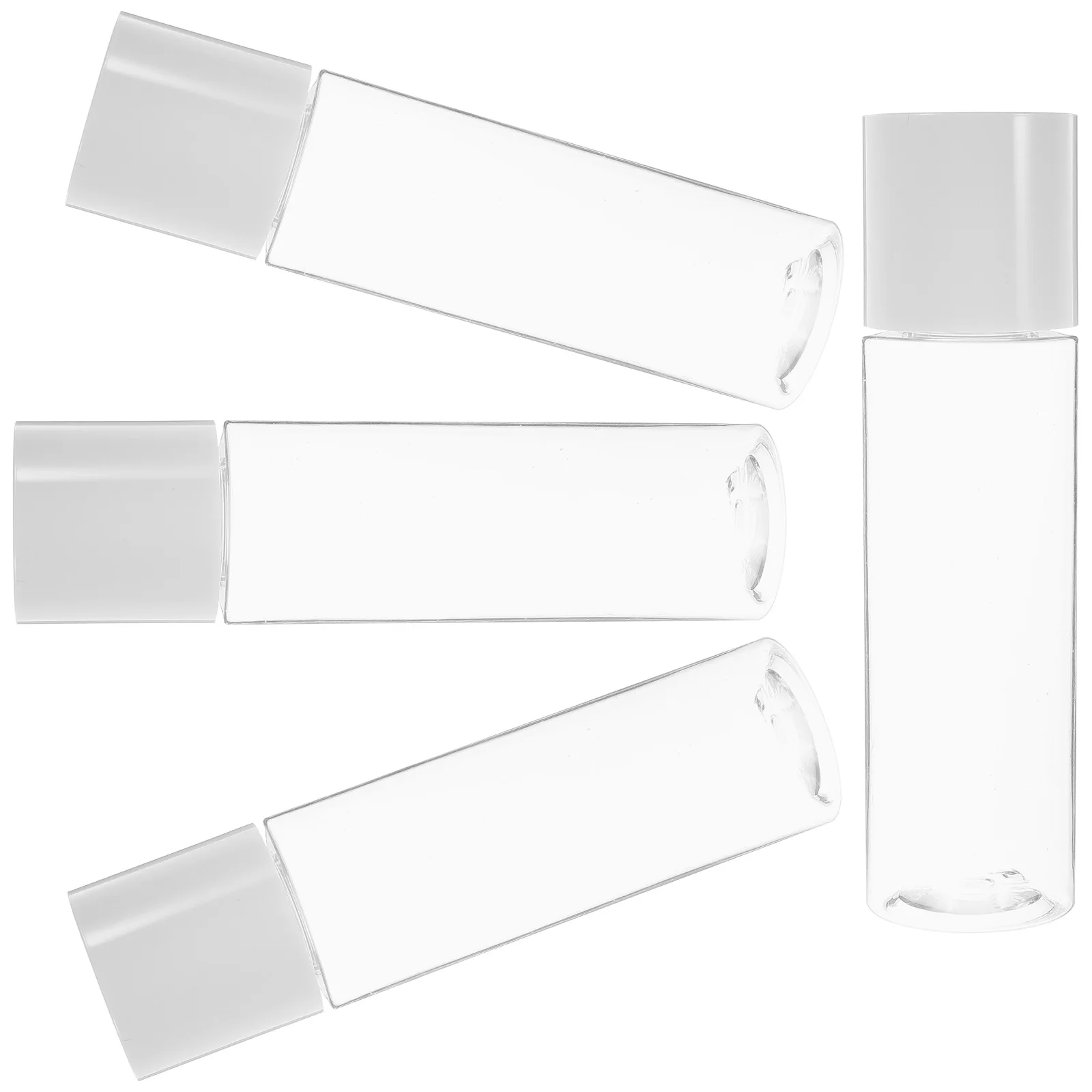 

4pcs Toner Bottle Set Clear Small Travel Dispensing Lotion Containers LeakProof Reusable Skincare Trip Bottles