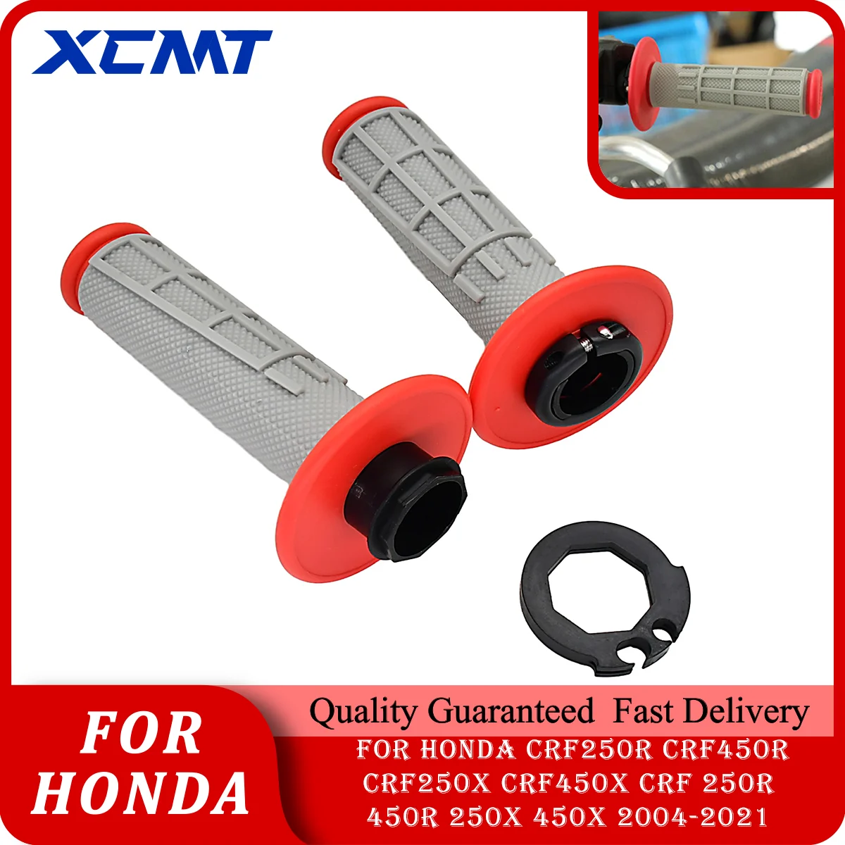 

Motorcycle NEW Handlebar Lock-on Grips Throttle Tube For Honda CRF250R CRF450R CRF250X CRF450X CRF 250R 450R 250X 450X 2004-2021