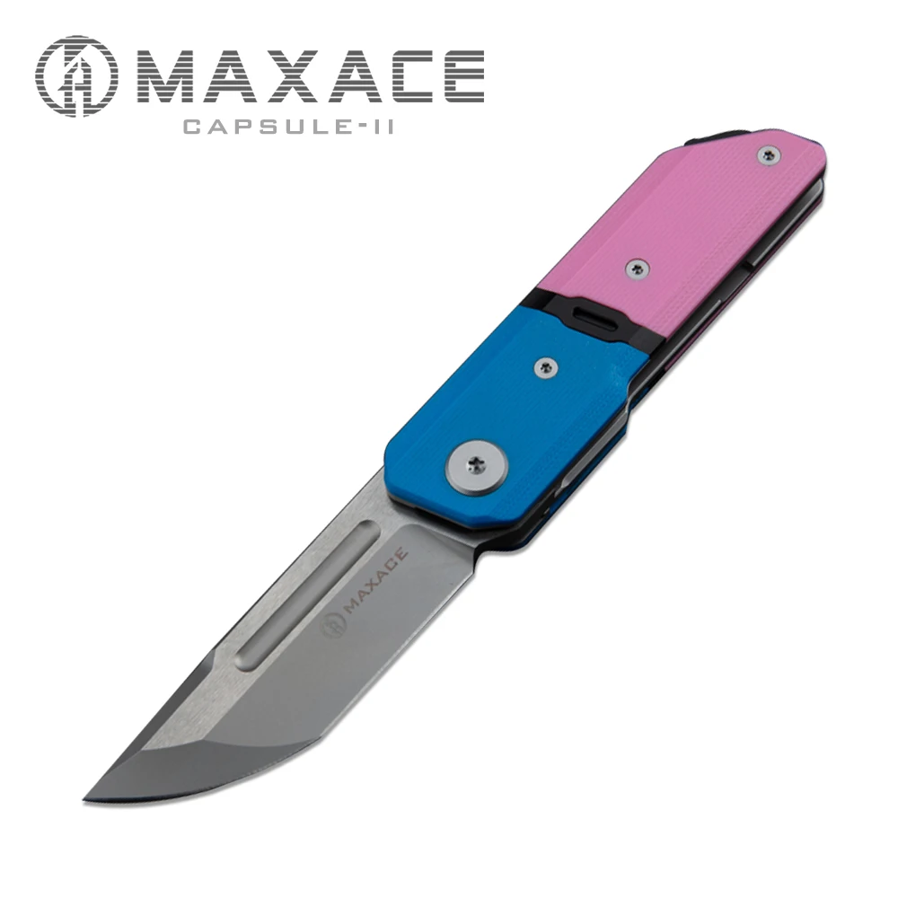 Maxace Capsule-II  Folding knife pocket knife camping portable outdoor fruit knife Survival Self-defense Collection And Gift