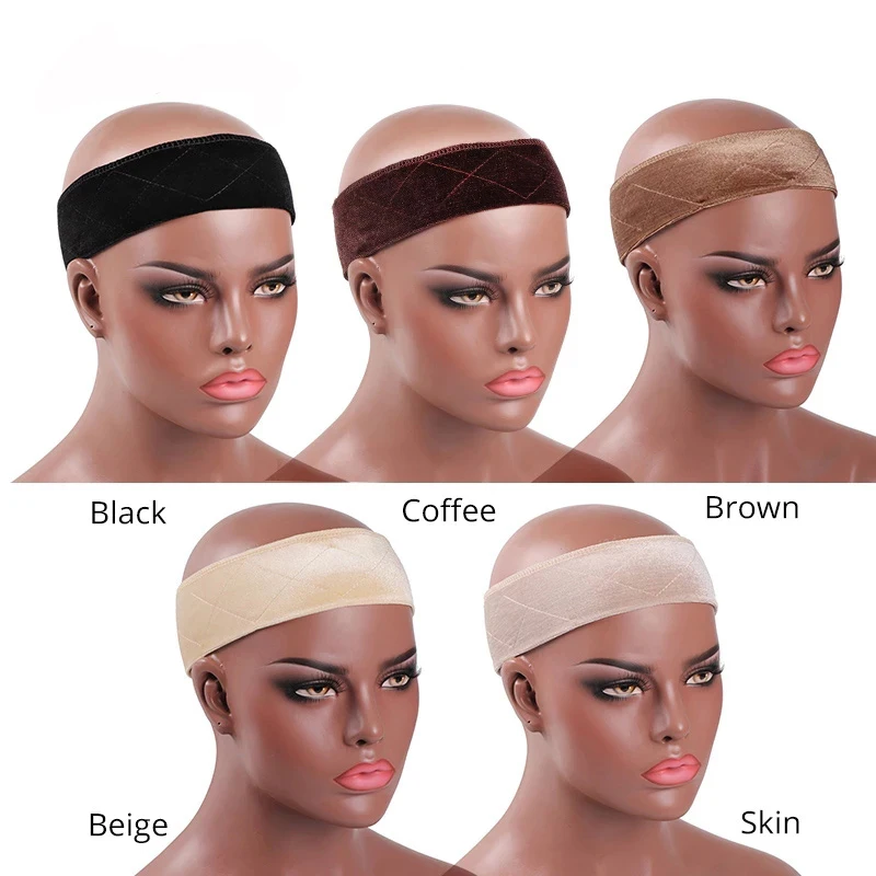 

No-Slip Velvet Wig Grip Band for Lace Front Women's Stylish Hair Accessory Comfortable Headbands to Secure Your Wig