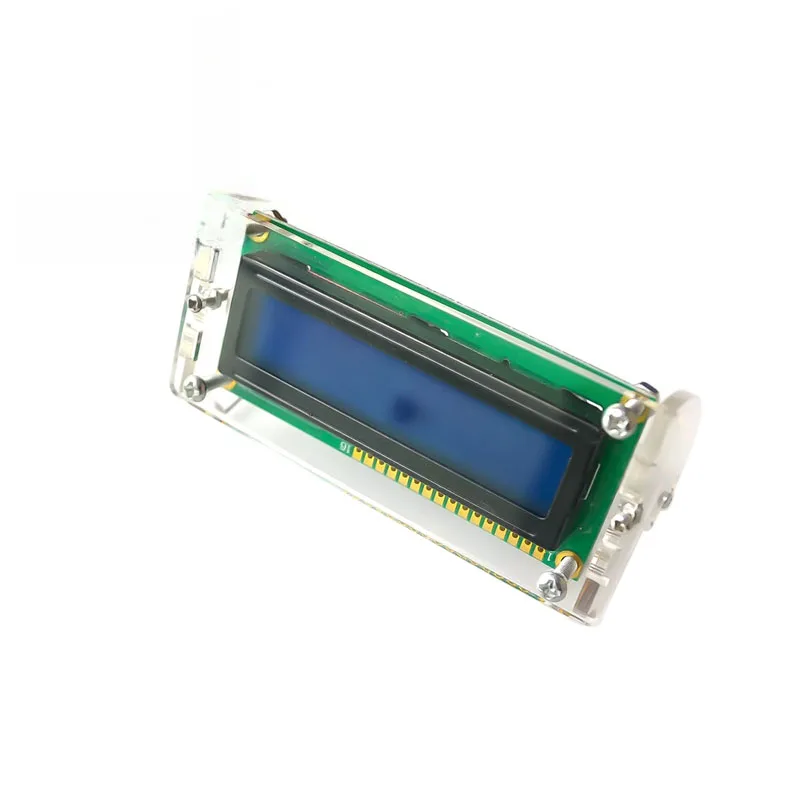 Transparent Acrylic Shell for LCD1602 LCD Screen with Screw/Nut LCD1602 Shell Case Holder (no with 1602 LCD)
