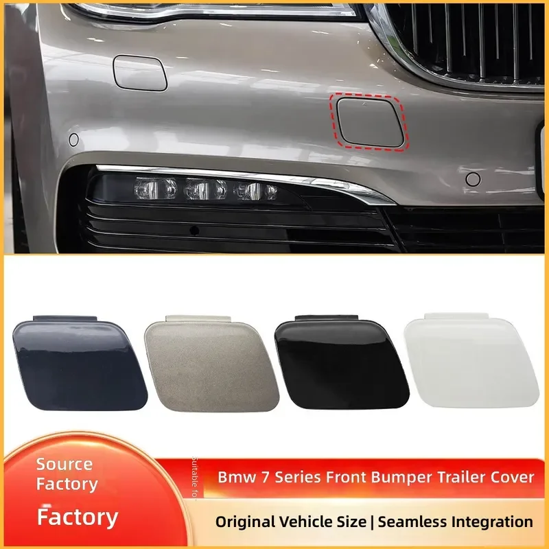For BMW 7 Series G12 Front Bumper Tow Hook Cover Trim 51117412466 Trailer Eye Cap