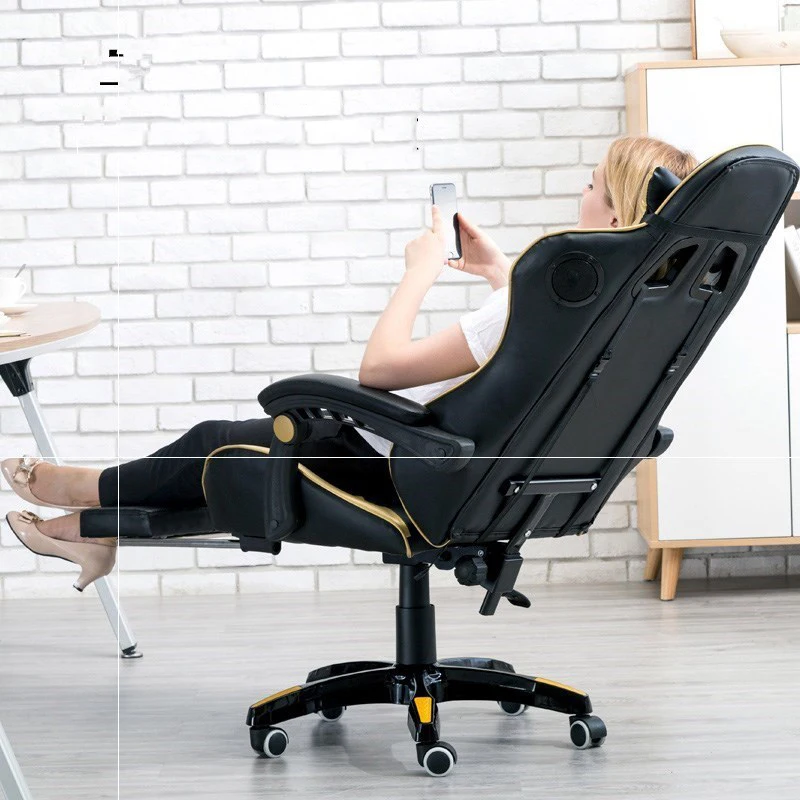 2023 Ins Gaming Chair High-Quality Computer Chair LOL Internet Cafe Racing Chairs Headrest Office Lazy Lounge Chairs Home Foot