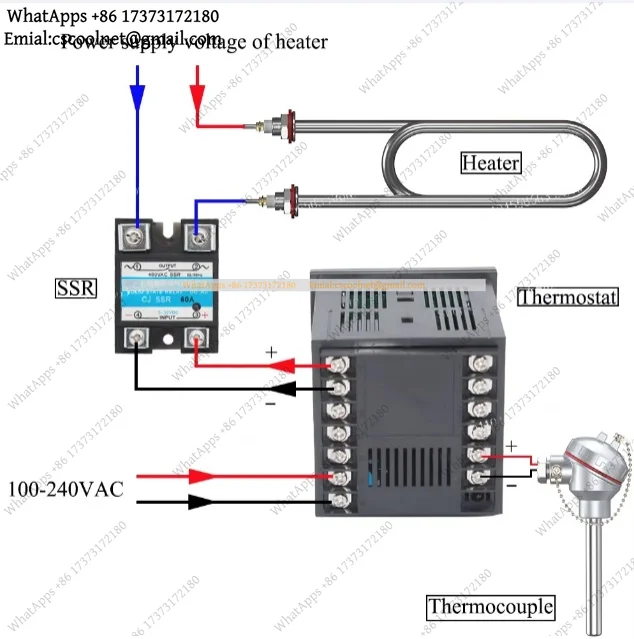 CJG-9000 Digital Temperature Controller – K-Type & PT100 Input, Phase Angle Output,Precision PID Temp Control for Industrial Use