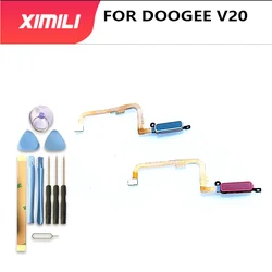 New Original For Doogee V20 6.43'' Cell Phone Fingerprint Modules Button Sensor Flex Cable For Doogee V20 Cell Phone