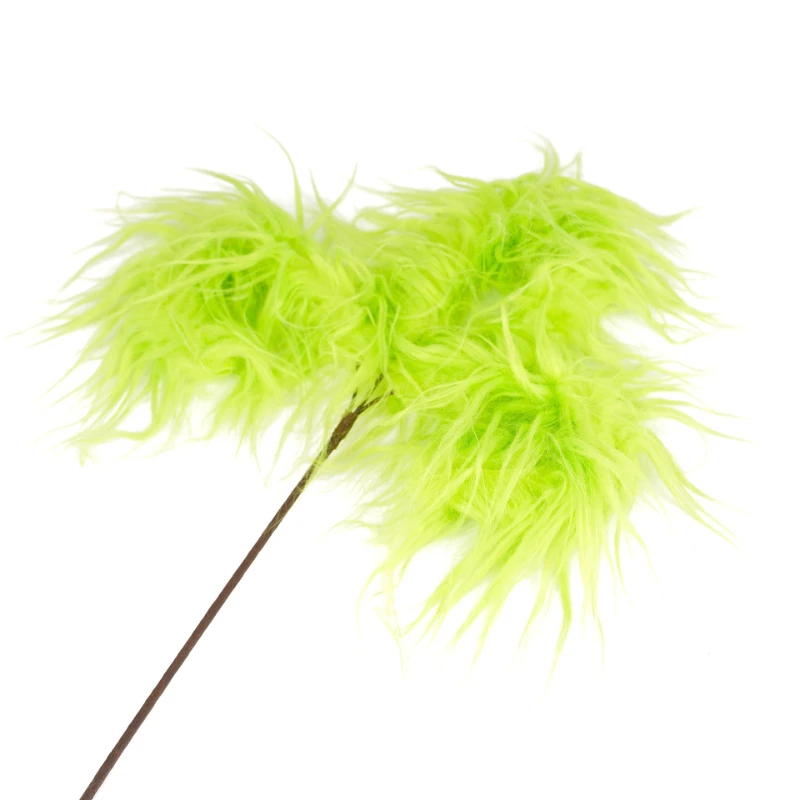 Fluffy Green Grinch Twig Picks Curly Christmas Branch Stems Rustic Arrangement Decor Stylish Indoor Table Centerpiece Ornament view 5