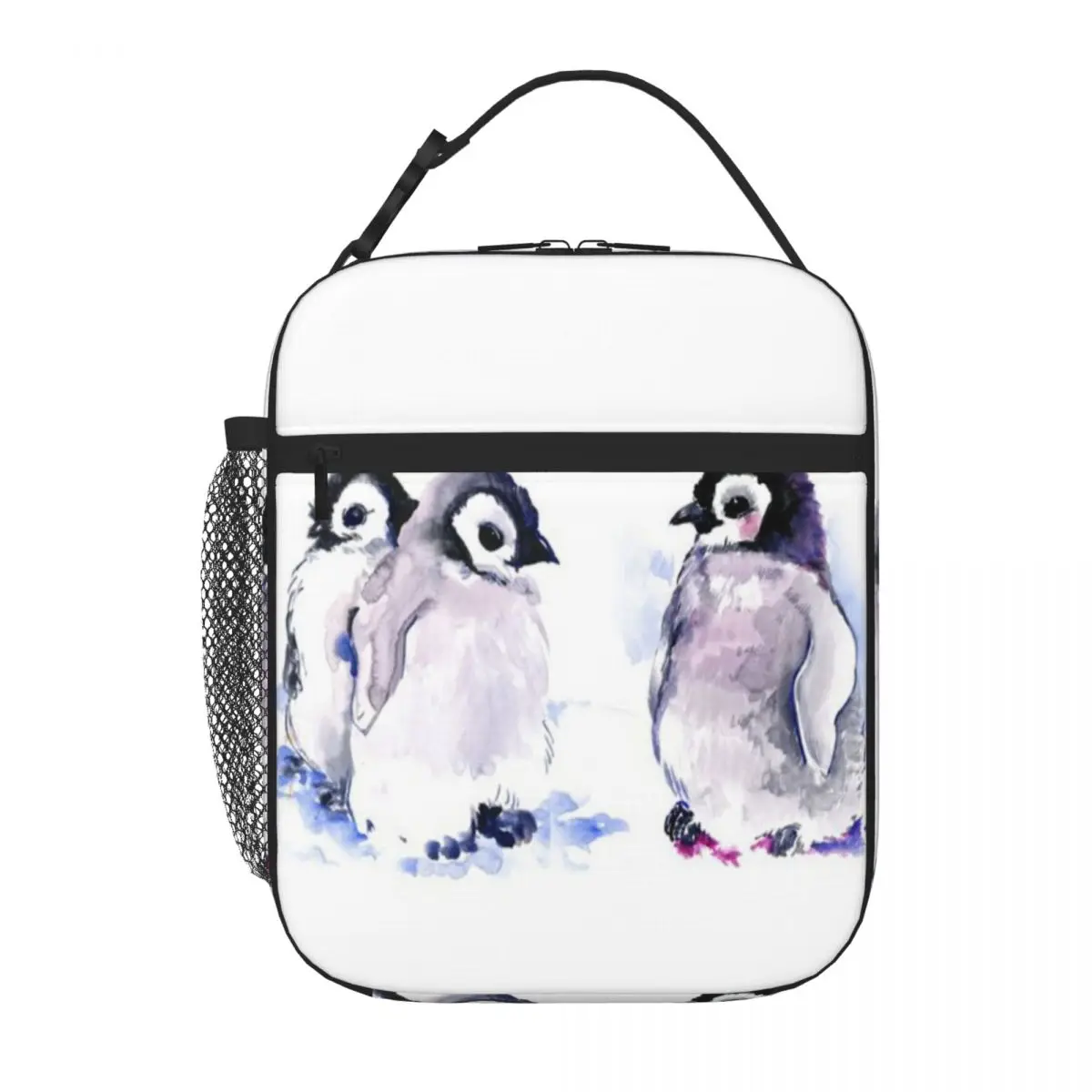 Hot Sale Penguins Preppy Lunch Bag Outdoor Barbecue Small Lunch Bag