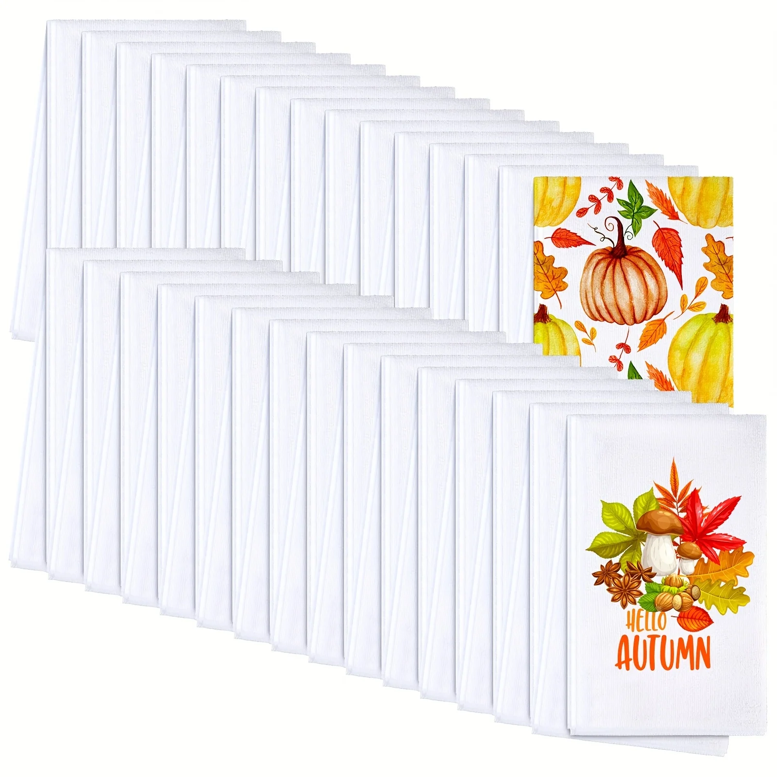 

Absorbent Sublimation Dish Towels for Various Uses in The Kitchen, Blank Dishcloths, And Bathroom Towels, Measuring 16 X 24 Inch