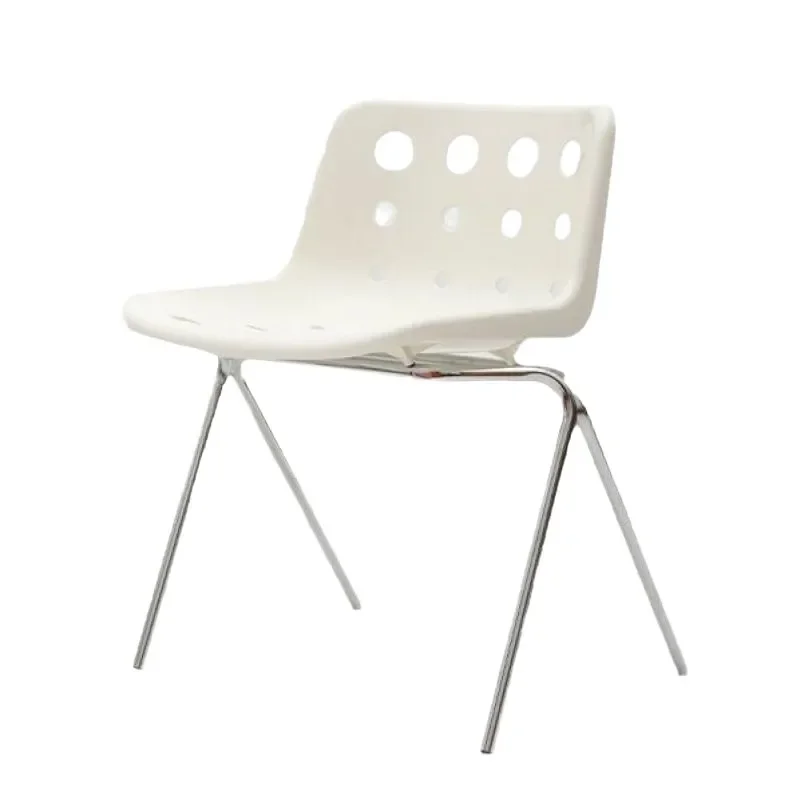 

Medieval restaurant living room hole chair simple coffee shop milk tea shop back dining chair