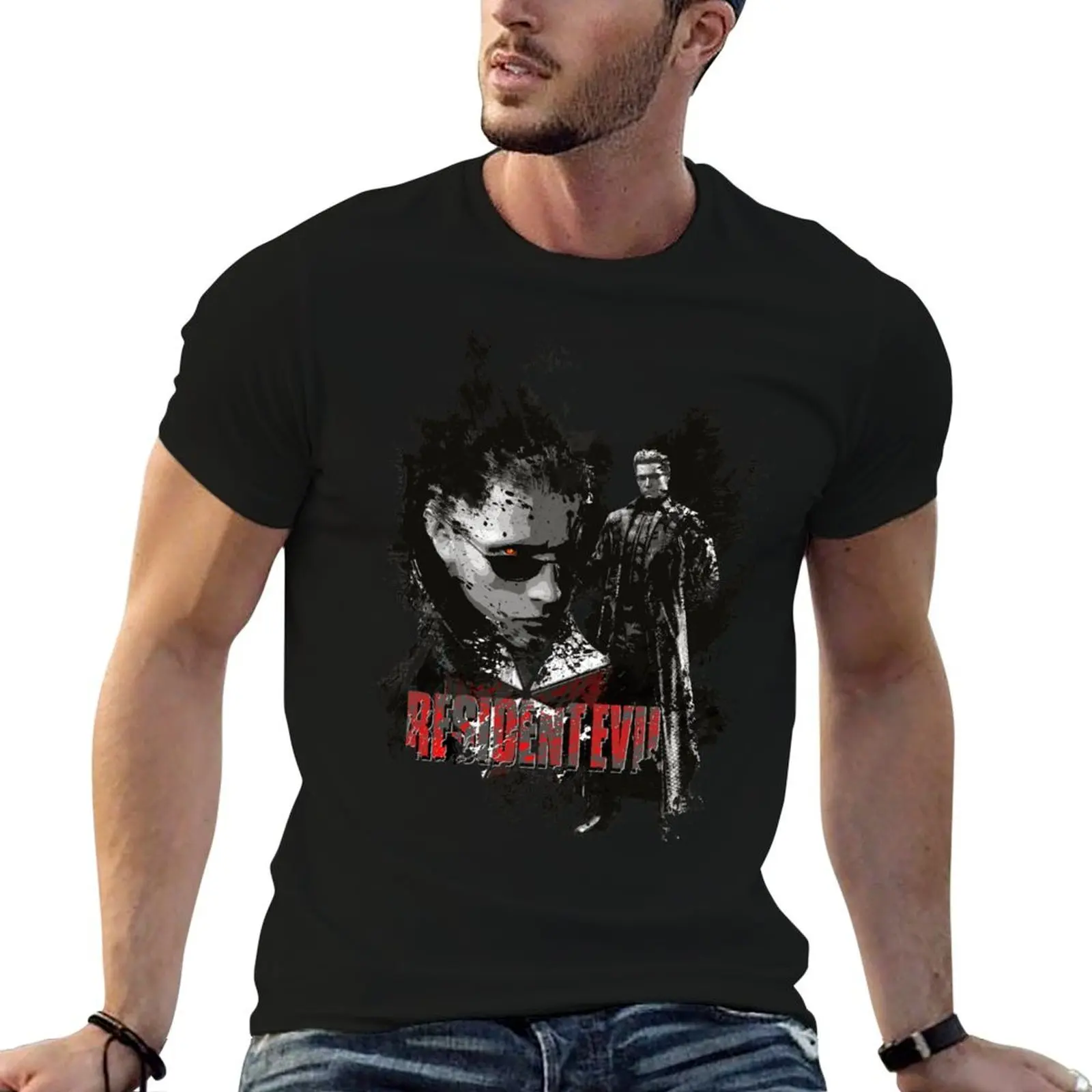 Albert Wesker T-Shirt cotton tshirt 100% t shirts for man cotton funny man t shirt luxury T-shirt