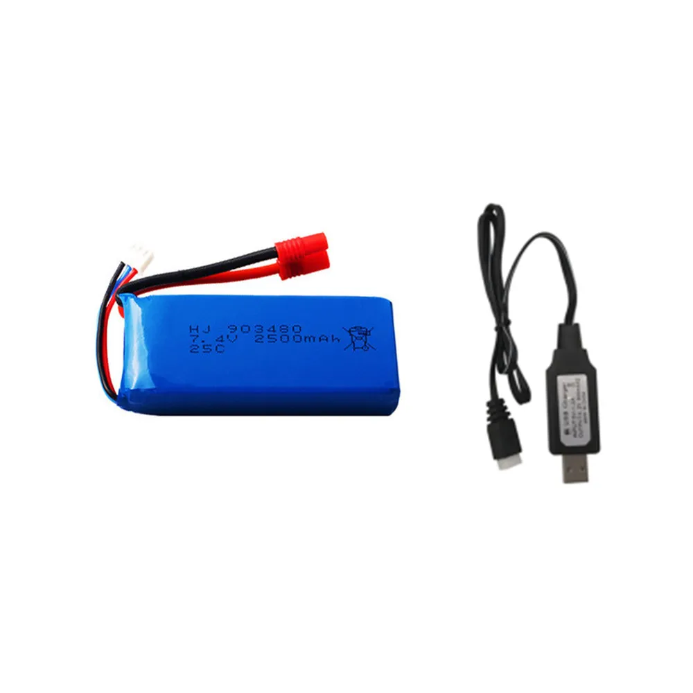 Batteria Lipo 7.4 v 2500mAh 25c per Syma X8C X8W X8G X8 RC Quadcopter parti 7.4 V 903480 giocattoli batteria con protezione da sovracorrente