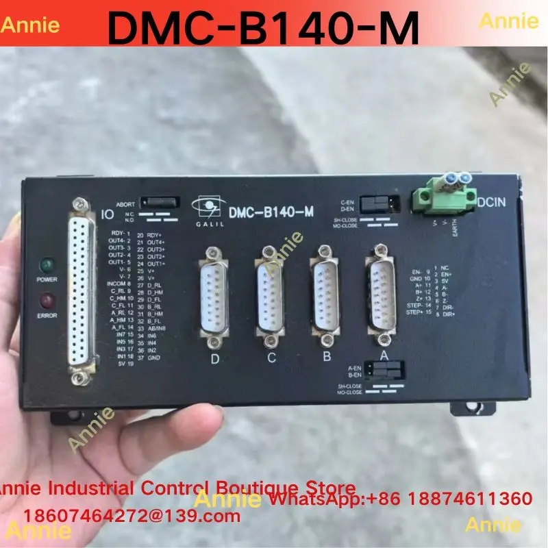 Second-hand test OK.  Independent four-axis motion controller, DMC-B140-M