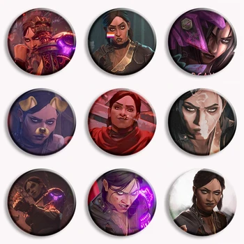 LOL การ์ตูน Sevika อะนิเมะนุ่มปุ่ม Pin League of Legends เข็มกลัด Badge กระเป๋า Decor Gamer แฟนรวบรวมของขวัญเพื่อน