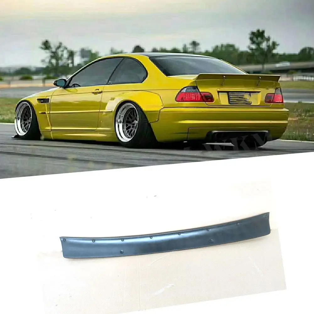 Auto Kit Corpo Ampio Per BMW E46 FRP Fibra di Vetro Bodykit Copertura Labbro Anteriore Parafango Posteriore Tronco Spoiler Razzo Bunny Parti Car