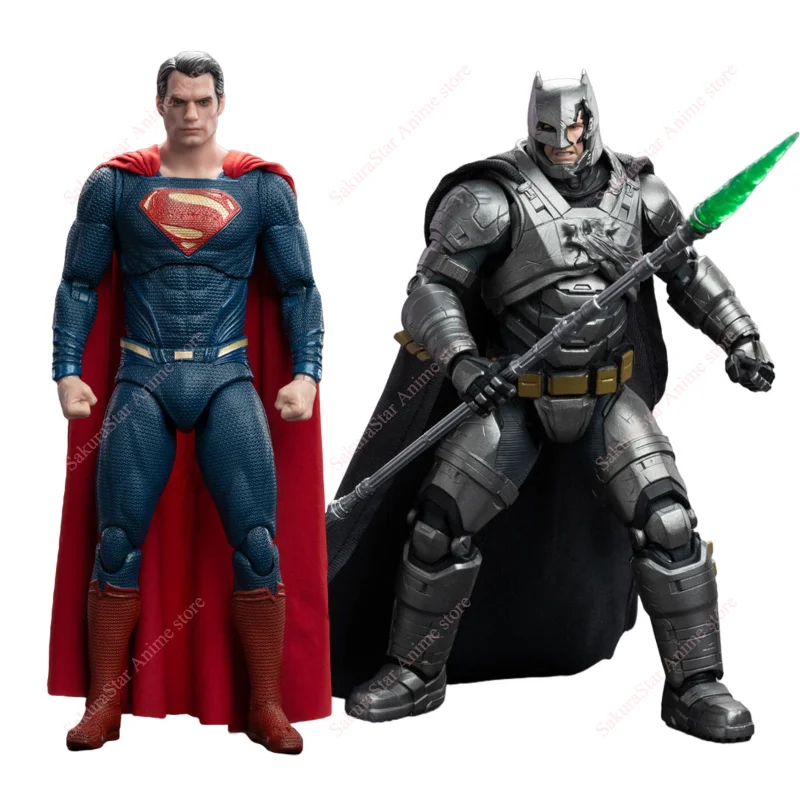 

【In Stock】Fondjoy BVS 1/9 Armored Batman Battle Damaged Superman Dawn of Justice DC Limited Collectible Action Figure Set Gift