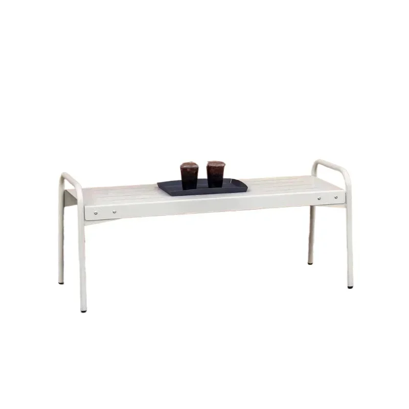 Bench park bench milk tea coffee shop gym rest bench shopping mall wrought iron seat chair
